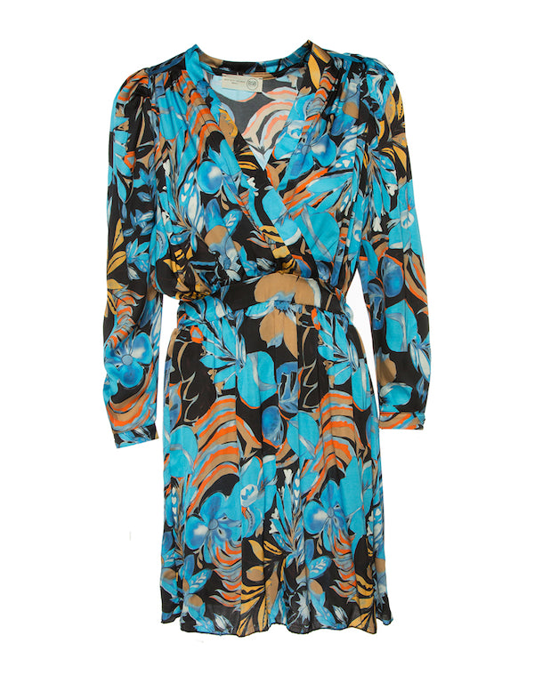 Robe courte à manches longues BSB 049-211019