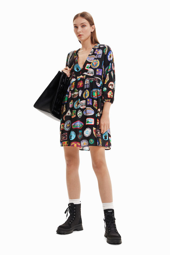 Robe courte Stamp Desigual