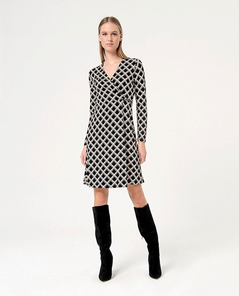 Robe croisée Surkana