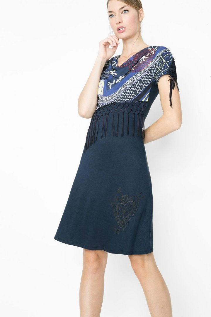 Robe Desigual 61V21C9 5000 Navy