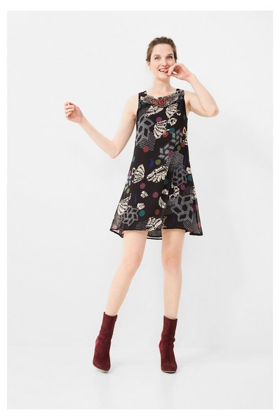 Robe Desigual by C Lacroix 67V2LA5 Black