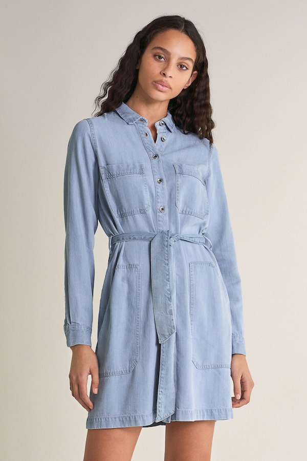 Robe en jeans claire Salsa Jeans