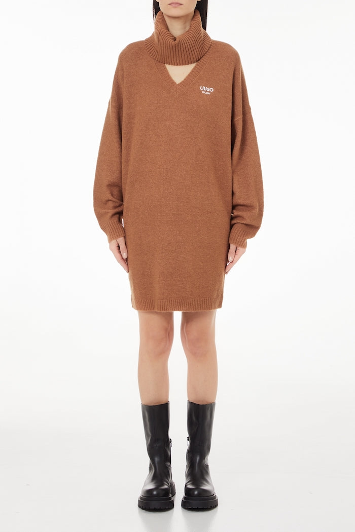 Robe en maille col amovible Liu Jo