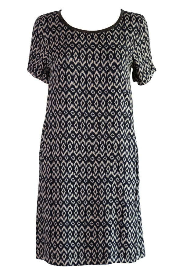 Robe La Fée Maraboutée FA3791 bleu foncé