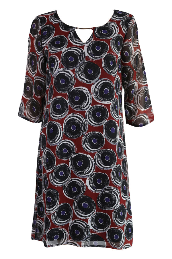 Robe La Fée Maraboutée FA5070 bordeaux