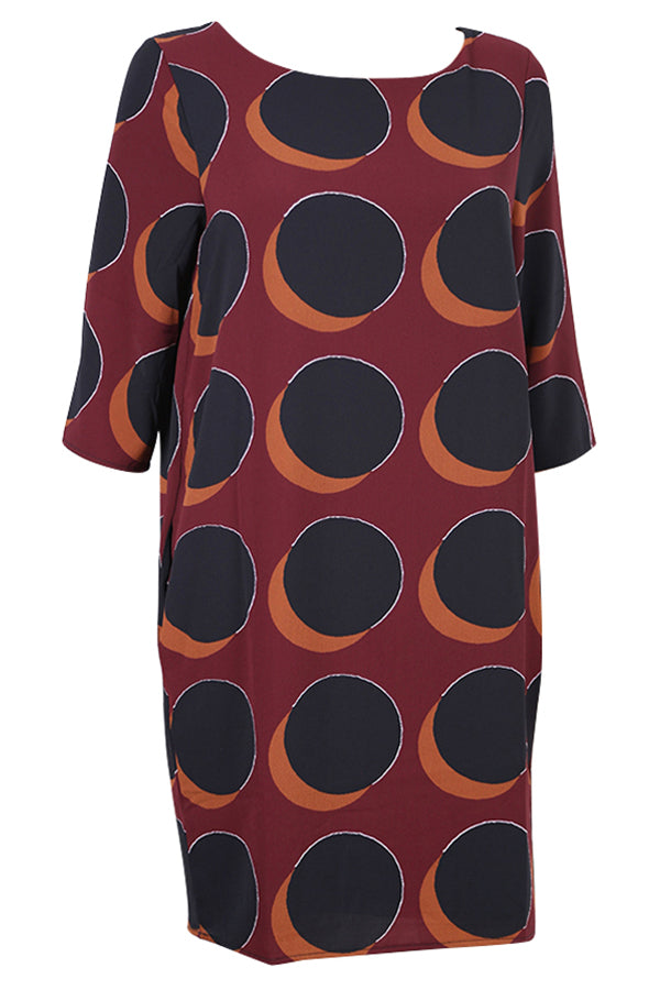 Robe La Fée Maraboutée FA5247 bordeaux