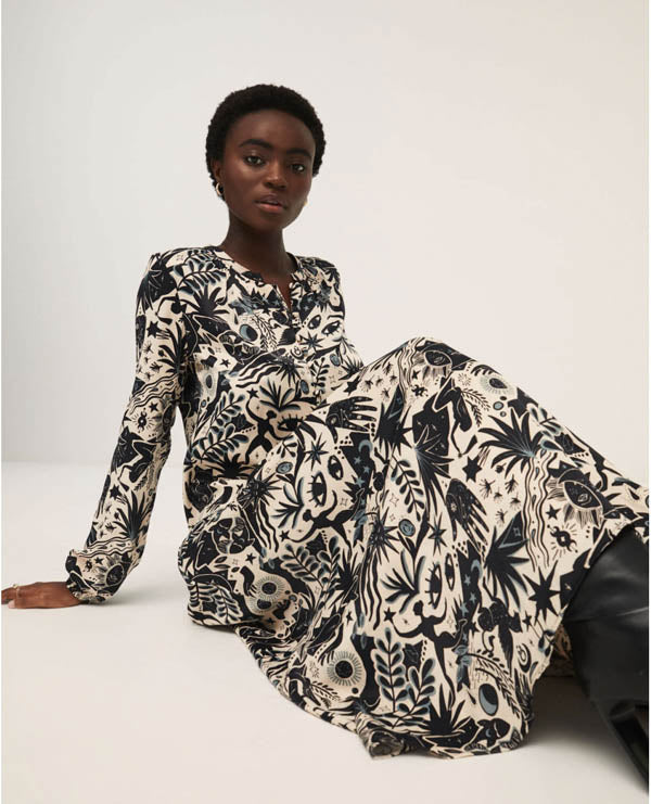 Robe longue imprimé Surkana 562BASA724