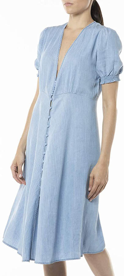 Robe midi en denim Replay W9638