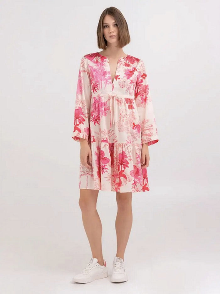 Robe Replay imprimée rose