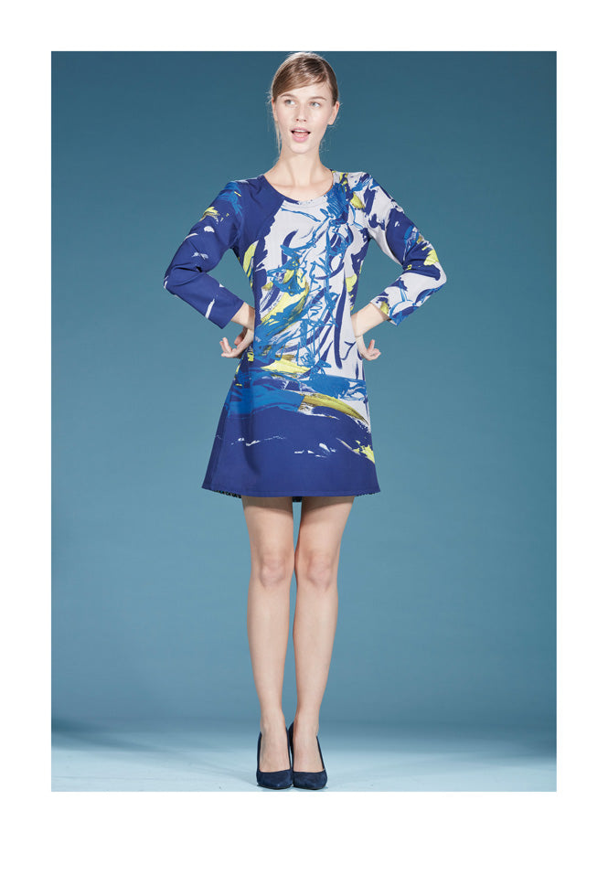 Robe Save The Queen 4979 bleu