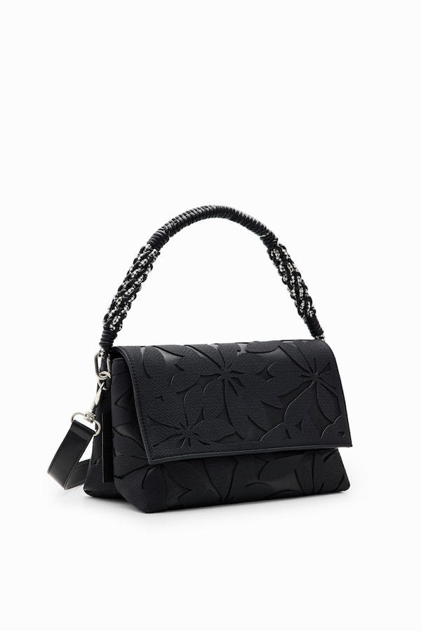 Sac à main à faleurs ton sur ton Desigual