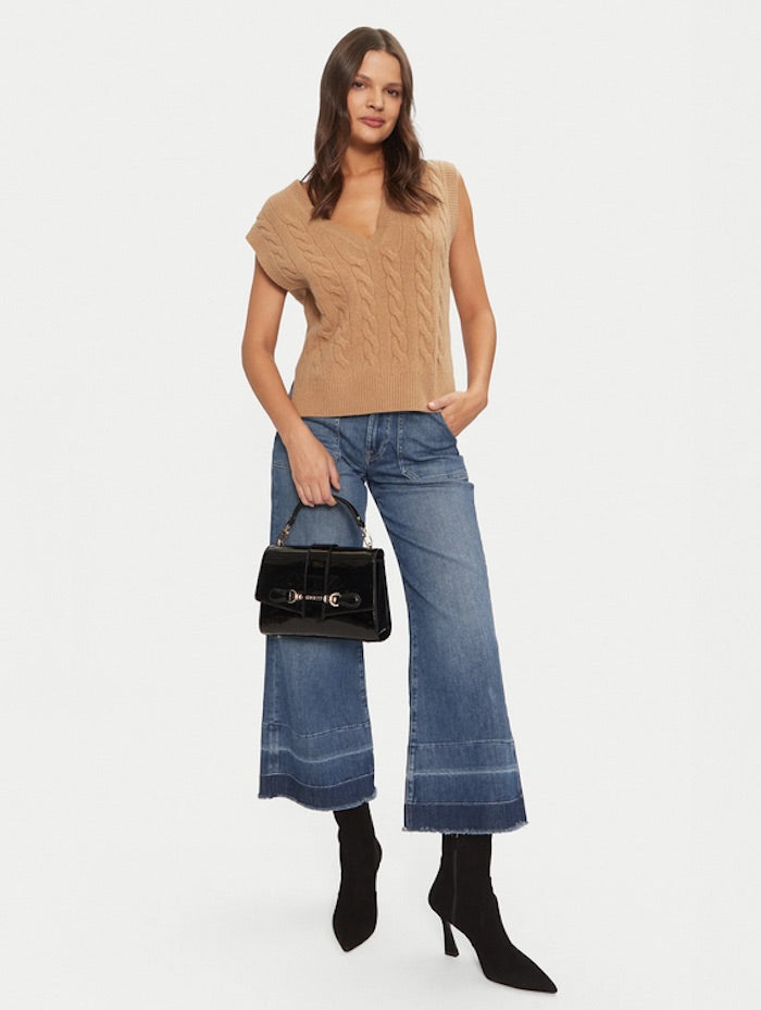Sac à main Guess en vernis noir