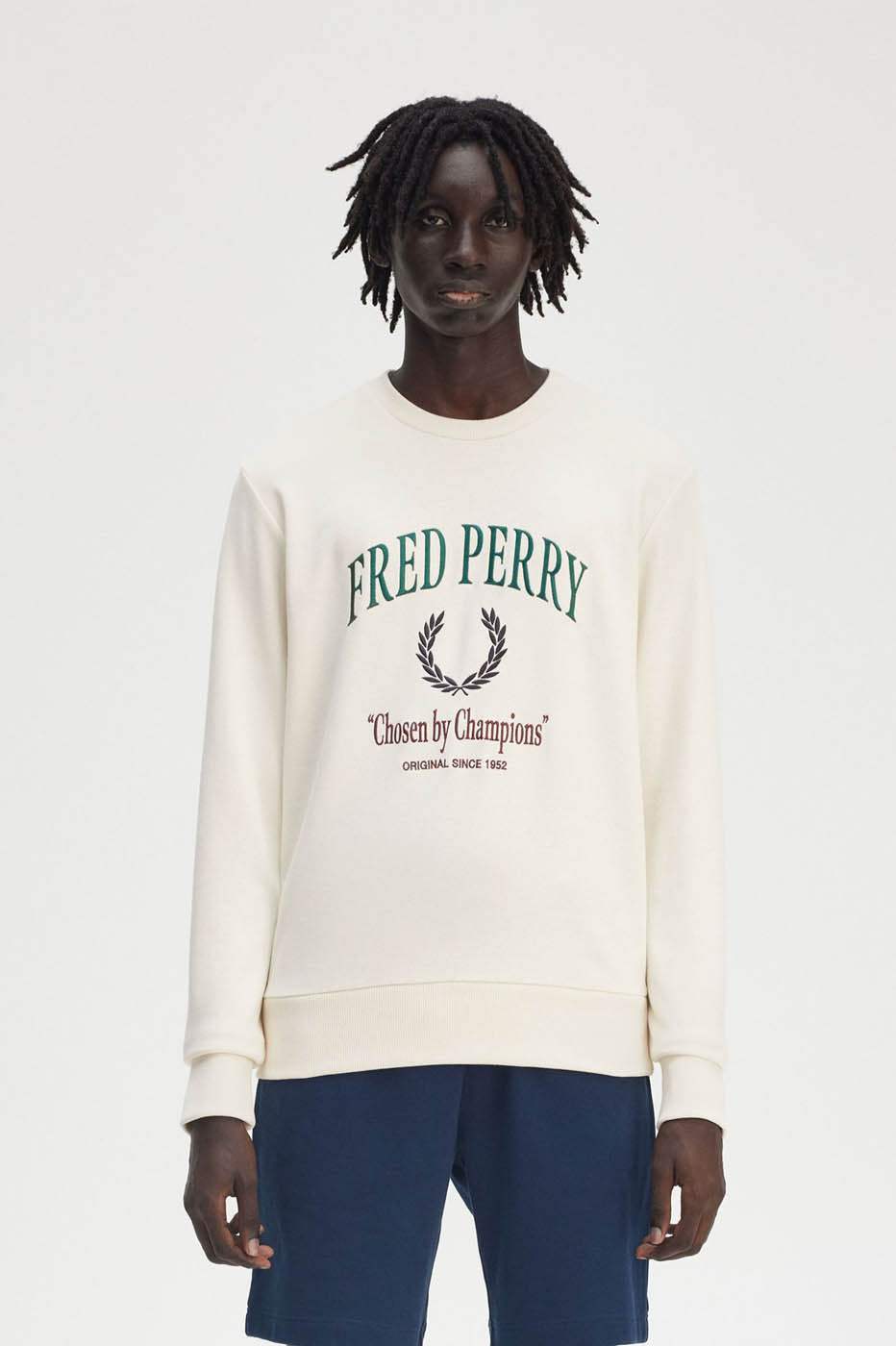 Sweat brodé Fred Perry