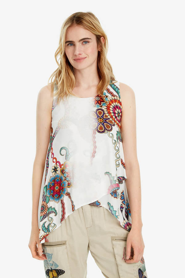 T shirt Arkansas Desigual 19SWTKAG
