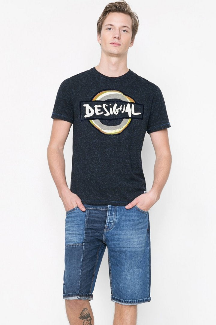 T Shirt Desigual 61T14C8 5117 Negro Iris