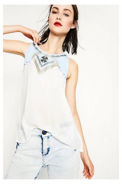 T shirt Desigual 74B2JD0 Nati