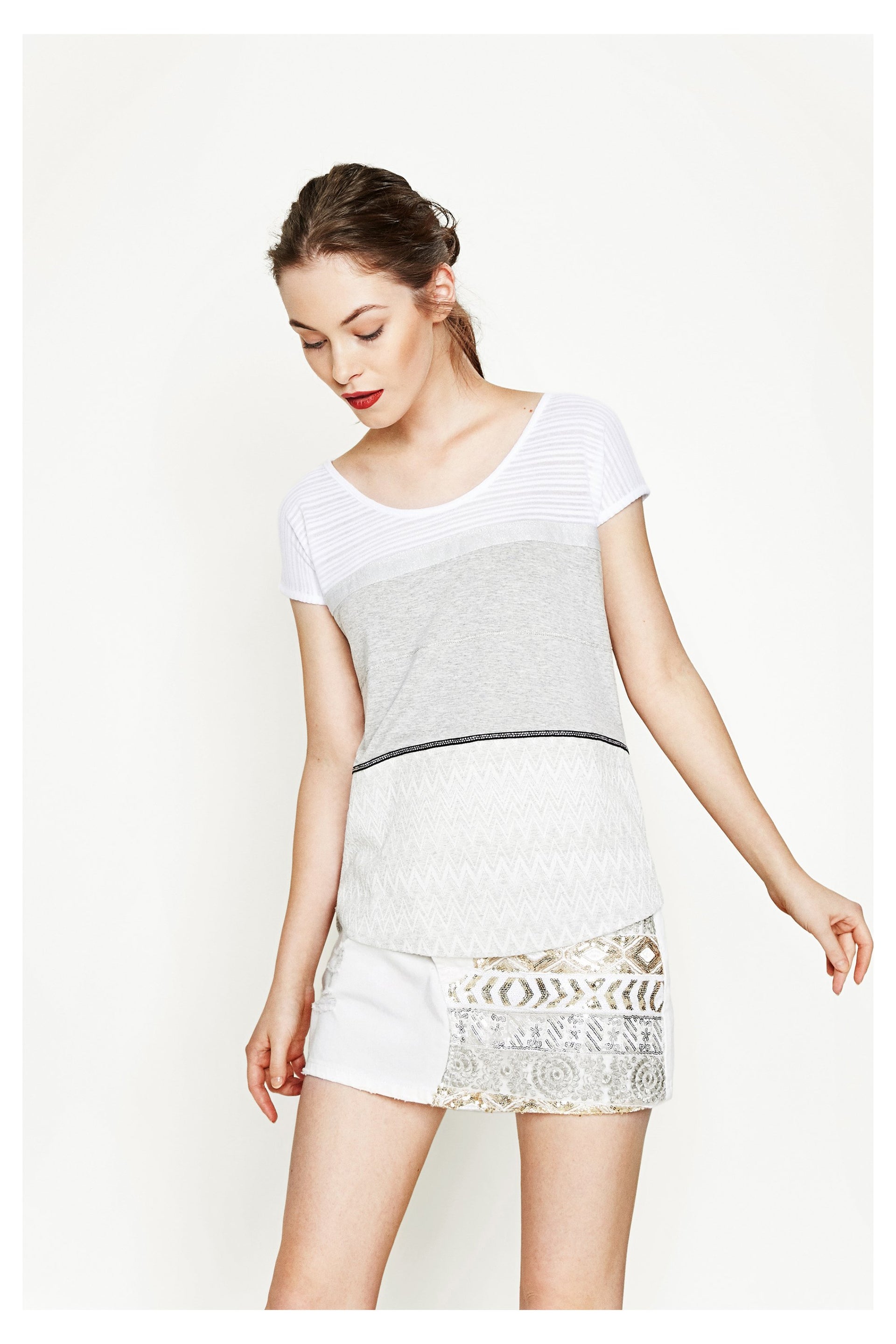 T shirt Desigual 74T25H9 MIRE