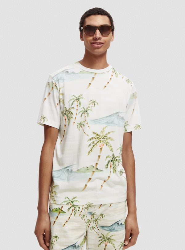 T-shirt en jersey Scotch and Soda 166058