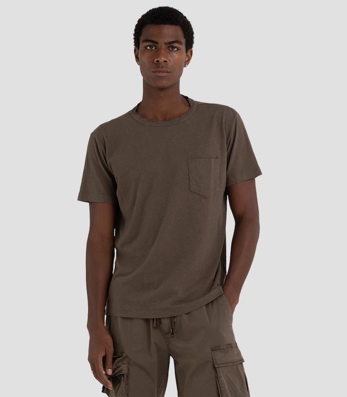 T-shirt en lin Replay M6455