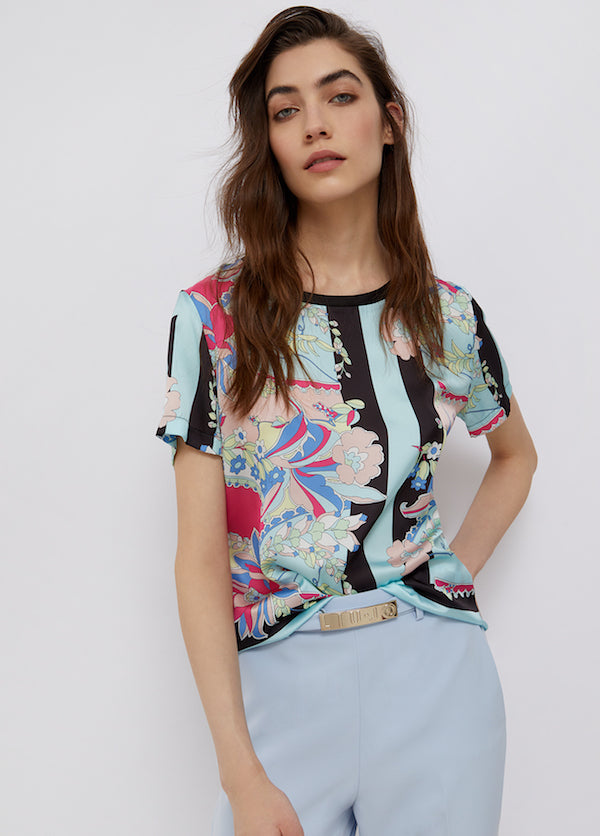 T-shirt en satin Liu Jo WA2086