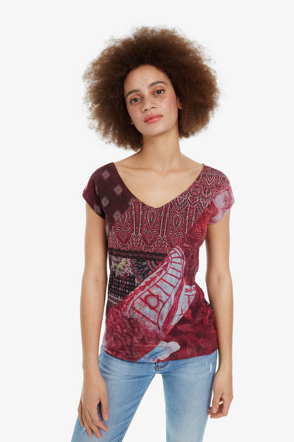 T shirt Ivette Desigual 19SWTKCX