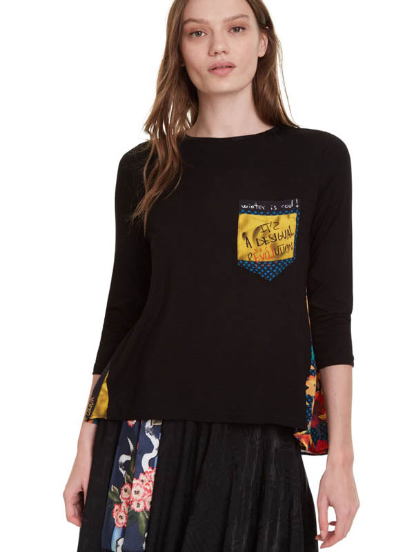 T shirt Lindsey Desigual 19WWTKCN