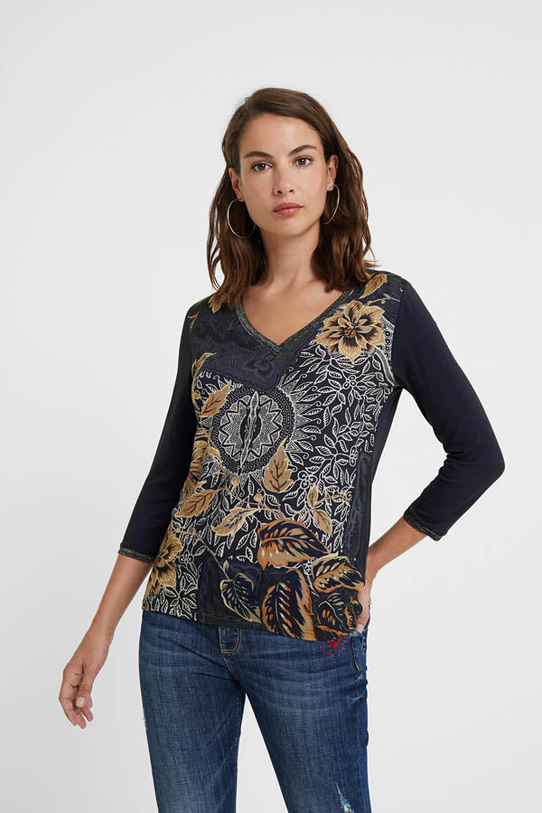 T-shirt manches longues Desigual 20WWTKA7