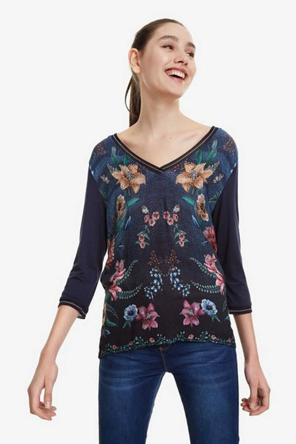 T shirt Nez Desigual 19SWTKC0