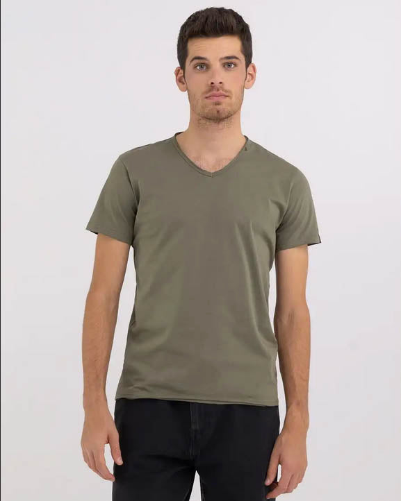 T shirt Replay M3591 Kaki