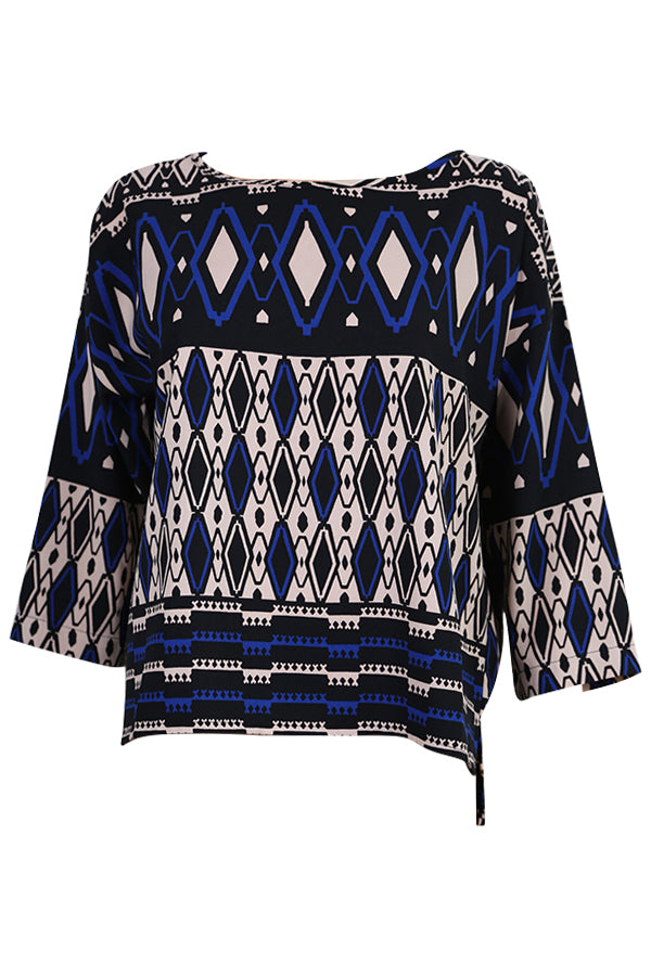 Top La Fée Maraboutée FA5102 bleu