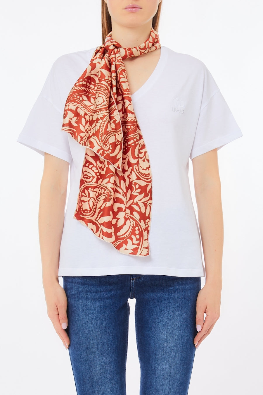 Tshirt avec son foulard liu Jo