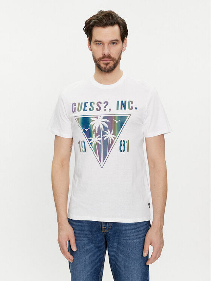 Tshirt logo GUESS homme