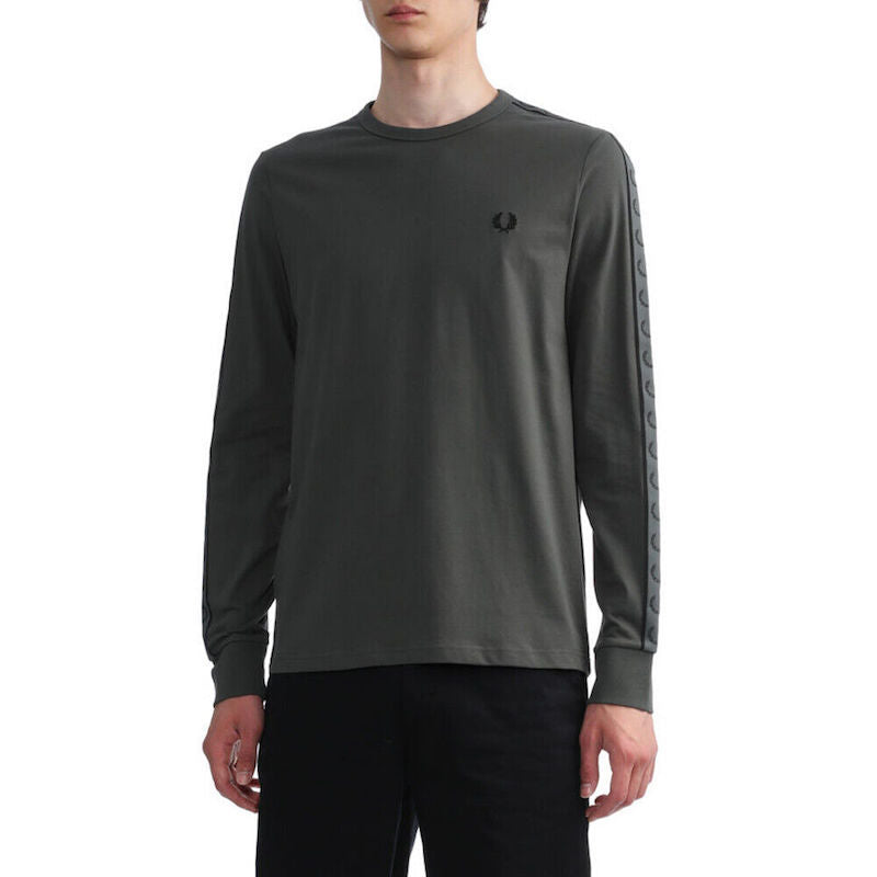 Tshirt manches longues Fred Perry kaki