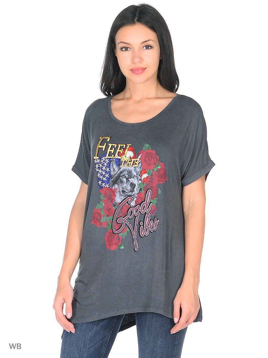 Tunique Guess W74P63 K68J0 Wolf