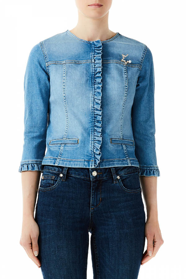 Veste en jean Liu Jo UA0104