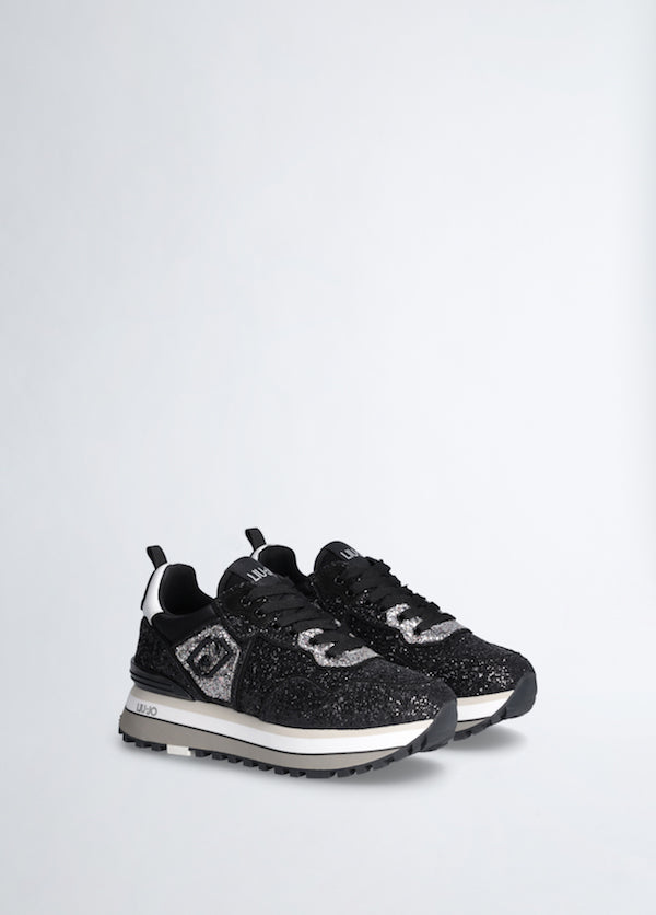 Basket Liu Jo glitter noir