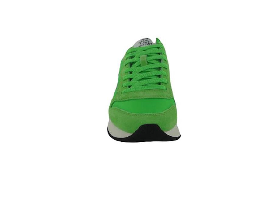 Basket SUN68 vert fluo