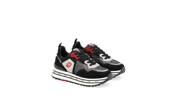 Baskets Maxi Wonder noir Liu Jo BF1051