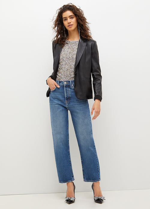 Blazer en tissu enduit Liu Jo