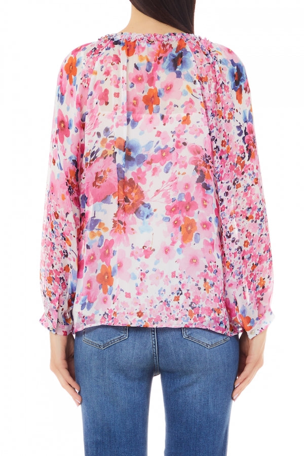 Blouse imprimé fleurs Liu Jo WA3011
