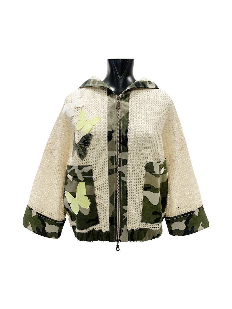 Blouson ajouré Tricot Chic