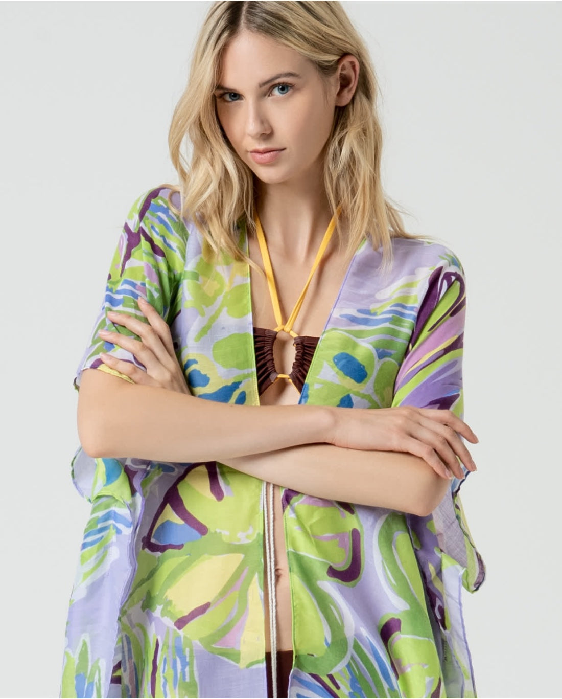 Cafatan vert et lilas Surkana