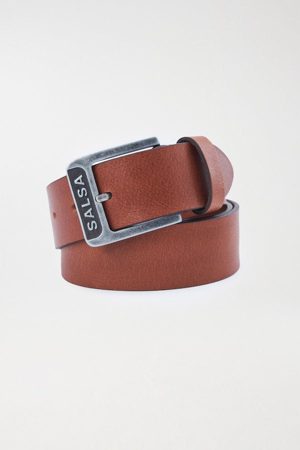 Ceinture en cuir camel Salsa 21006293