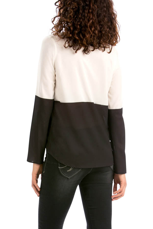 Chemise Desigual 57C22D0 noir et blanche