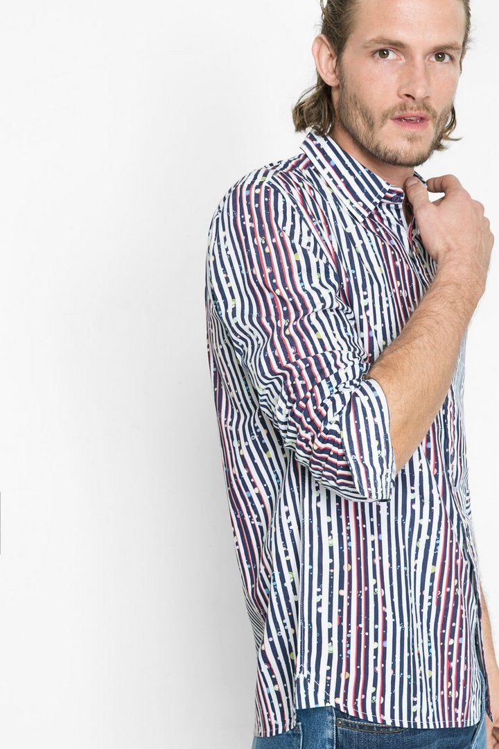 Chemise Desigual 61C12F9 5128 Twilight Blue