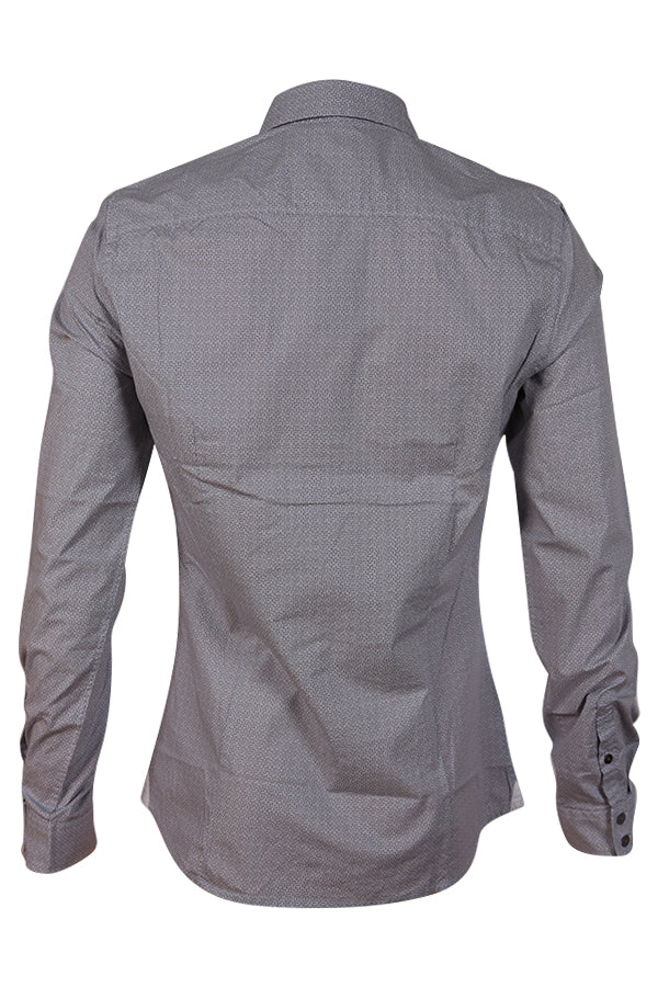 Chemise Guess M64H15W7VX0 Micro All Over gris