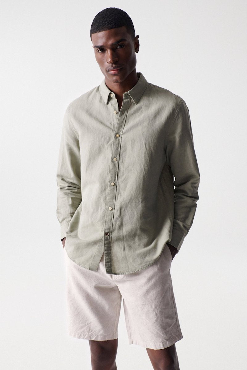 Chemise homme en lin Salsa