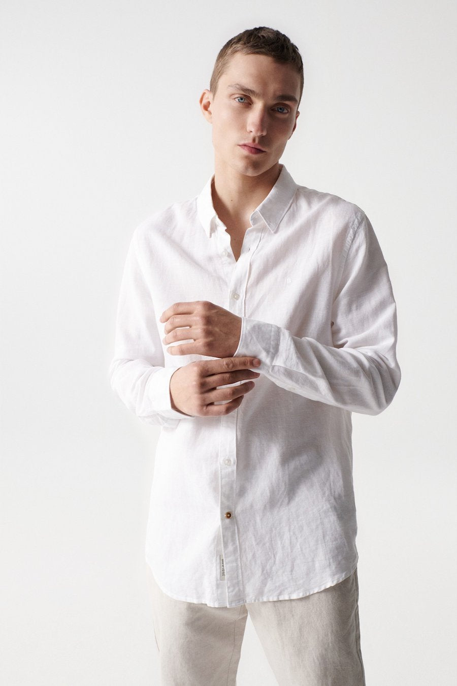 Chemise homme en lin Salsa