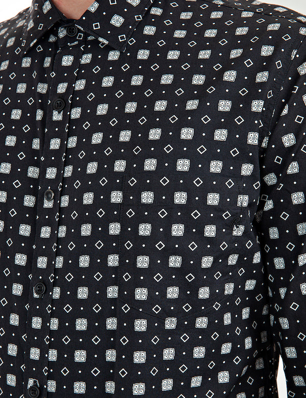 Chemise imprimée Replay Jeans