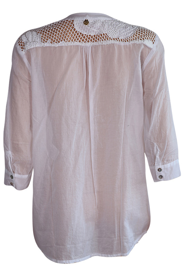 Chemise Nana Nucci NI110 blanc